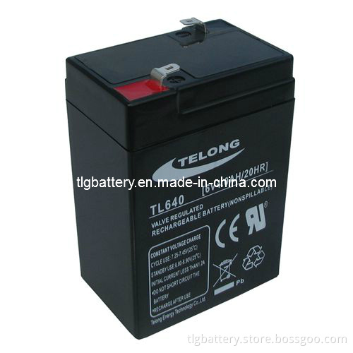 6V 4ah AGM Sealed Lead Acid Battery for UPS